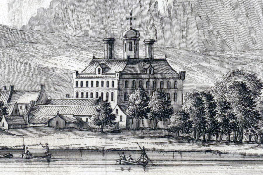 Dunkeld House (site of) Castle in Dunkeld and Dowally, Perthshire